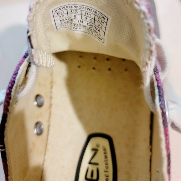 Keen Womens US Size 6 Vulcanized Footwear Canvas Sneakers Fuschia Purple… - Picture 8 of 9